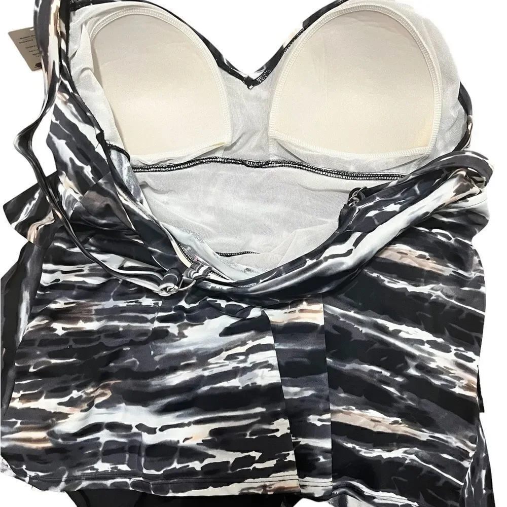 Swim Solutions One Piece Swimsuit, 18 - Picture 5 of 9